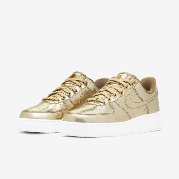 Nike Air Force 1 SP - Női Utcai Cipő - Metal Arany/Fehér/Arany